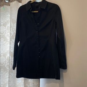 Black button down shirt